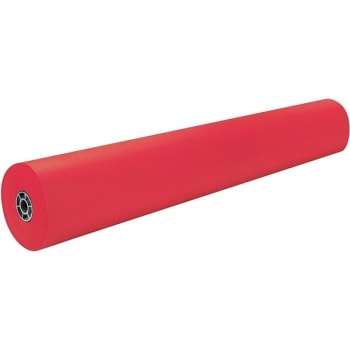 Image for Pacon® Rainbow Red Duo-Finish Kraft Paper Roll 36" X 1000' from HD Supply