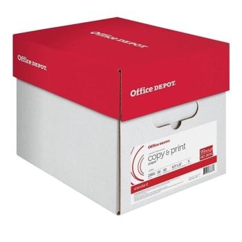 Office Depot® Brand Letter Size Copy/print Paper, Case Of 5 Reams/2500 Sheets