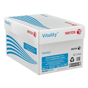 Image for Xerox® Vitality Colors™ Pastel Blue Letter Multi-Purpose Printer Paper, 10 Reams from HD Supply