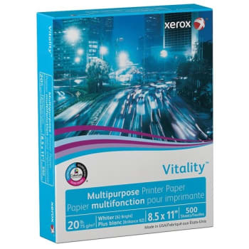 Image for Xerox® Vitality™ White Multi-Purpose Printer Paper 8-1/2" X 11", Package Of 500 from HD Supply