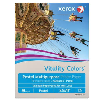 Image for Xerox® Vitality Colors™ Pastel Gray Multi-Purpose Printer Page, Package Of 500 from HD Supply