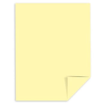 Image for Exact® Vellum Yellow Bristol Cover Stock Paper 8-1/2" X 11", Package Of 250 from HD Supply