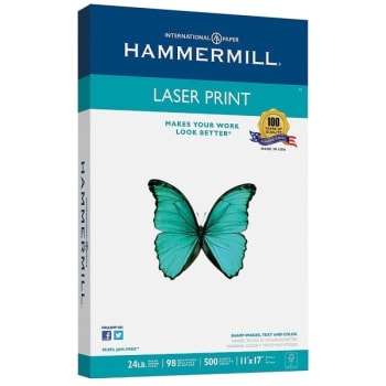 Image for Hammermill® White Laser Paper 11" x 17", Package Of 500 Sheets from HD Supply