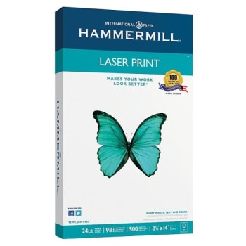 Image for Hammermill® White Laser Print Office Paper 8-1/2" x 14", Package Of 500 Sheets from HD Supply