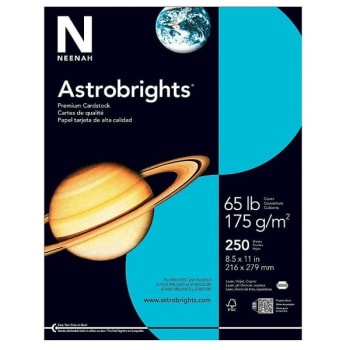 Astrobrights Cosmic Orange Card Stock - 8 1/2 x 11 in 65 lb Cover Smooth  250 per Package
