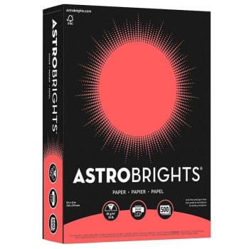 Image for Astrobrights® Rocket Red Color Paper 8-1/2" X 11" 500-Ream from HD Supply