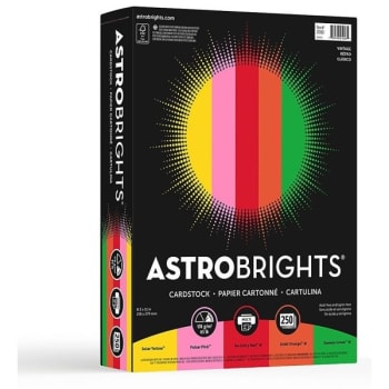 Astrobrights® Vintage Assorted Color Card Stock Paper 8-1/2" x 11" Pack Of 250