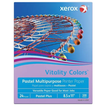 Xerox® Vitality Colors™ Pastel Lilac Multi-Purpose Printer Paper, Package Of 500