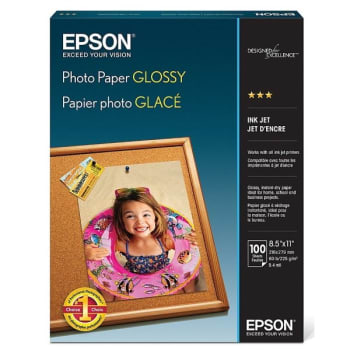 Image for Epson® Glossy Photo Paper 8-1/2" x 11" Package Of 100 from HD Supply