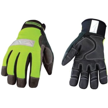 Image for Youngstown X-Large Safety Lime Waterproof Winter Gloves from HD Supply