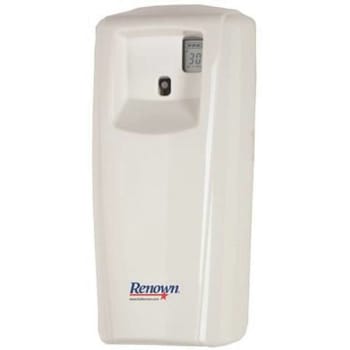 Renown 6 Oz White Lcd Aerosol Automatic Air Freshener Dispenser