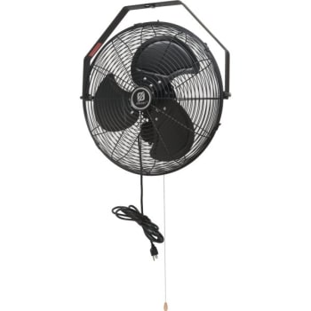 Image for 18" Industrial Wall Mount Outdoor Fan, Black from HD Supply