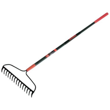Image for Razor-Back 60.75 In Fiberglass Handle15-Tine Forged Steel Bow Rake from HD Supply