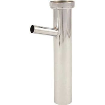 DuraPro Brass Dishwasher Tailpiece Chrome 22-Gauge 1-1/2 X 8 In