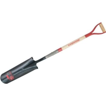 Razor-Back 23.5 In Wood D-Handle Steel Blade Drain Spade