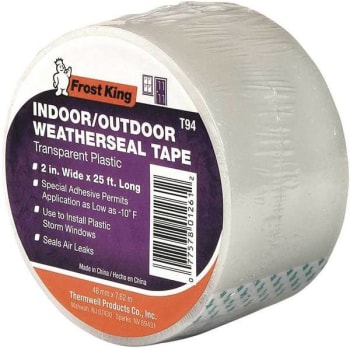 Image for Frost King 2 In X 25 Ft Clear Plastic Weatherseal Tape from HD Supply