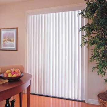 Image for Designer's Touch White 3-1/2 In Pvc Vertical Blinds - 78 In W X 84 In L from HD Supply