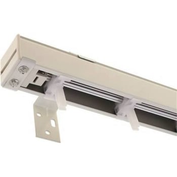 Designer's Touch White Aluminum Headrail For 3-1/2 In Vertical Blind - 102 In W