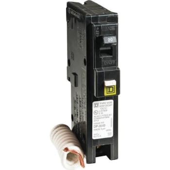 Image for Square D Homeline 20 Amp Single-Pole Combination Arc Fault Circuit Breaker from HD Supply