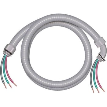 Image for Southwire 1/2"x 4' 10/3 Liquidtight Flexible Non-Metallic Pvc Conduit Cable Whip from HD Supply