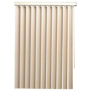 Image for Designer's Touch 110 In W X 84 In L White 3.5 In Pvc Vertical Blinds from HD Supply