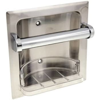 Image for Proplus 9 In Recessed Soap Dish In Chrome from HD Supply