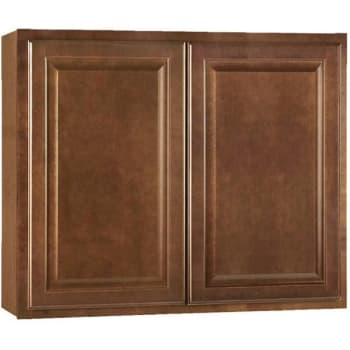 Image for Hampton Bay Hampton Assembled 36x30x12 In Wall Kitchen Cabinet In Cognac from HD Supply