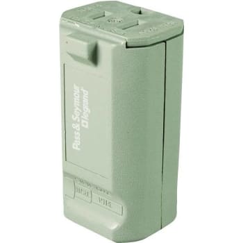 Image for Legrand Pass & Seymour 15 Amp 125-Volt Nema 5-15r Straight Blade Connector, Gray from HD Supply