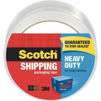 Image for 3m 1.88 In X 54.6 Yds Heavy-Duty Clear Shipping And Packaging Tape from HD Supply