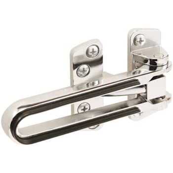 Image for Swing Bar Lock W/ Rubber Bumper (Polished Chrome Plated Finish) from HD Supply