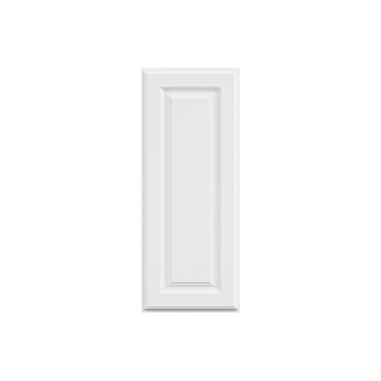 Image for Hampton Bay 12 in. W x 30 in. H x 12 in. D Hampton Raised Panel Assembled Wall Cabinet, Satin White from HD Supply