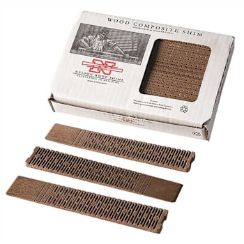 Nelson Wood Shims Composite Shims, 8 In, Package Of 32