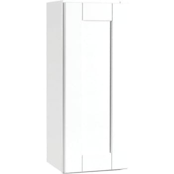 Image for Hampton Bay Shaker 12 In X 30 In X 12 In Satin White Stock Wall Kitchen Cabinet from HD Supply