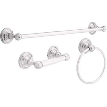 Delta Greenwich 3-Piece Bath Hardware Set In Chrome