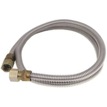 Image for Watts Stainless Steel 60" Gas Appliance Connector 5/8 Od 1/2 Id 3/4 X 3/4" Fnpt from HD Supply
