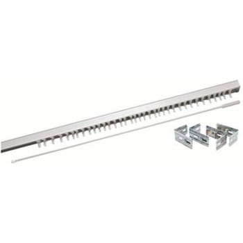 Designer's Touch White Steel Headrail For 3-1/2 In Vertical Blind - 78 In W