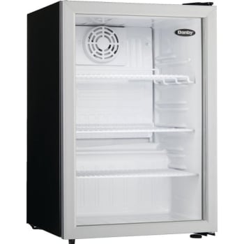 Image for Danby 2.6 Cu Ft Stainless Steel Glass Front Compact Refrigerator from HD Supply