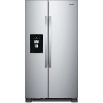 Image for Whirlpool 21.4 Cu Ft Side By Side Refrigerator In Fingerprint Resistant Ss from HD Supply
