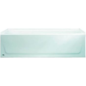 Image for Bootz Aloha Afr 60 In Left Drain Rectangular Alcove Soaking Bathtub In White from HD Supply