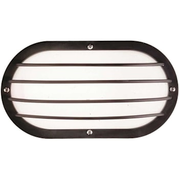 Image for Liteco Black Eurostyle Led Outdoor Wall Mount Medium Bulkhead Fixture from HD Supply