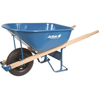 Jackson 6 Cu Ft Steel Wheelbarrow