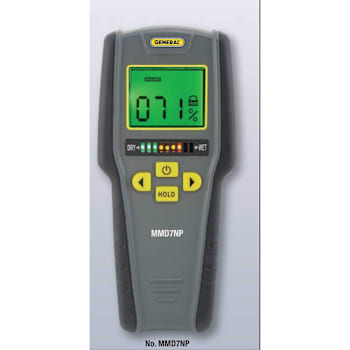 General Tools Moisture Meter, Pinless, Digital Lcd With Tricolor Bar Graph