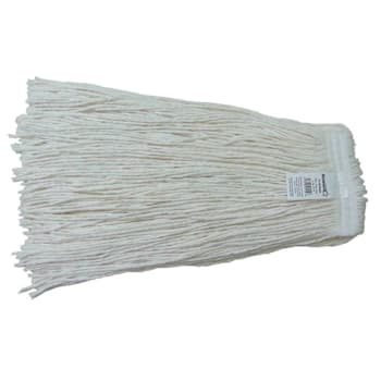 Renown 24 Oz 1 In 4-Ply White Headband Rayon Cut End Mop Head, Case Of 6