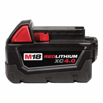 Image for Milwaukee M18 18-Volt 4.0 Ah Lithium-Ion Xc Extended Capacity Battery Pack from HD Supply