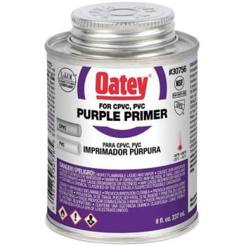 Image for Oatey 8 Oz Purple Cpvc And Pvc Primer from HD Supply