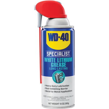 Wd-40 10 Oz White Lithium Grease, Long-Lasting Grease Spray