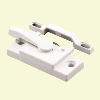 Image for Powder-Coat Diecast Construction Window Sash Lock (White) from HD Supply