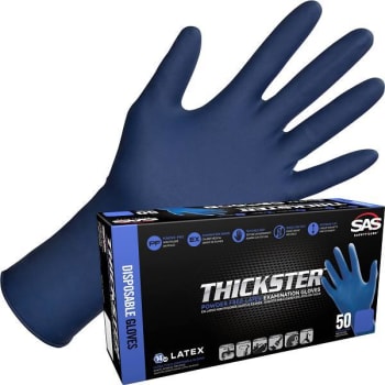 Image for Sas Safety Thickster 2x-Large 12 In 14mil Latex Disposable Gloves Package Of 50 from HD Supply