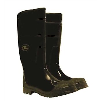 Image for CLC Men'S Size 9, Black Plain Toe PVC Rain Boot (1 Pair) from HD Supply