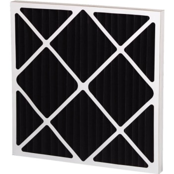 Pleated Merv 6 Carbon Impregnated Air Filter 20 X 20 X 1 Box Of 12
